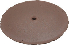 Cratex - 1" Diam x 1/16" Hole x 1/8" Thick, Surface Grinding Wheel - Silicon Carbide, Fine Grade, Rubber Bond, No Recess - Exact Tooling