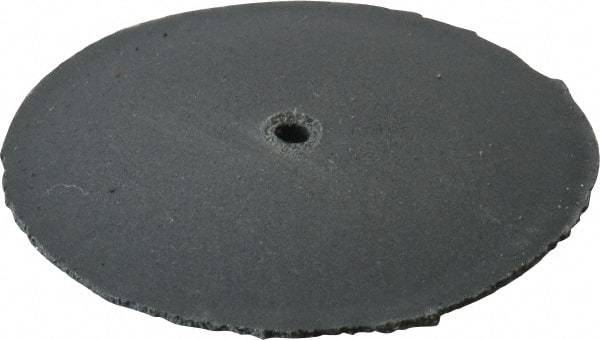 Cratex - 1" Diam x 1/16" Hole x 1/8" Thick, Surface Grinding Wheel - Silicon Carbide, Extra Fine Grade, Rubber Bond, No Recess - Exact Tooling