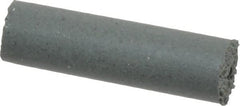 Cratex - 1/4" Max Diam x 7/8" Long, Cylinder, Rubberized Point - Coarse Grade, Silicon Carbide, 1/16" Arbor Hole, Unmounted - Exact Tooling