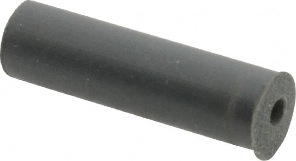 Cratex - 1/4" Max Diam x 7/8" Long, Cylinder, Rubberized Point - Very Fine Grade, Silicon Carbide, 1/16" Arbor Hole, Unmounted - Exact Tooling