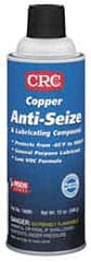 CRC - 16 oz Aerosol General Purpose Anti-Seize Lubricant - Copper, -95 to 1,800°F, Bronze, Water Resistant - Exact Tooling