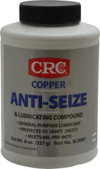 CRC - 8 oz Bottle General Purpose Anti-Seize Lubricant - Copper, -95 to 1,800°F, Bronze, Water Resistant - Exact Tooling