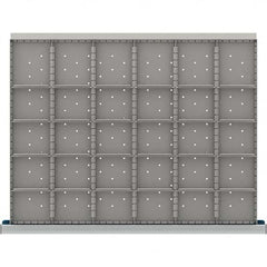 LISTA - 30-Compartment Drawer Divider Layout for 3.15" High Drawers - Exact Tooling