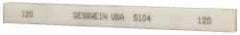 Made in USA - 120 Grit Aluminum Oxide Rectangular Polishing Stone - Fine Grade, 1/2" Wide x 6" Long x 1/4" Thick, Oil Filled - Exact Tooling