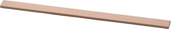 Made in USA - 600 Grit Aluminum Oxide Rectangular Polishing Stone - Super Fine Grade, 1/4" Wide x 4" Long x 1/16" Thick - Exact Tooling