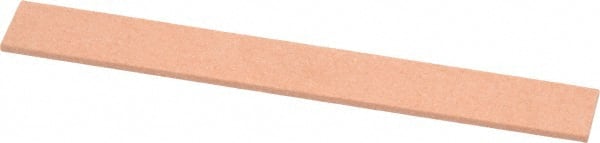 Made in USA - 180 Grit Aluminum Oxide Rectangular Polishing Stone - Very Fine Grade, 1/2" Wide x 4" Long x 1/16" Thick - Exact Tooling