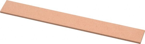 Made in USA - 320 Grit Aluminum Oxide Rectangular Polishing Stone - Extra Fine Grade, 1/2" Wide x 4" Long x 1/16" Thick - Exact Tooling