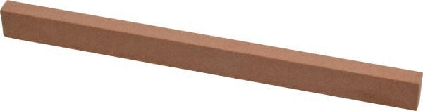 Made in USA - 180 Grit Aluminum Oxide Rectangular Polishing Stone - Very Fine Grade, 1/2" Wide x 6" Long x 1/4" Thick - Exact Tooling