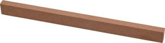 Made in USA - 180 Grit Aluminum Oxide Rectangular Polishing Stone - Very Fine Grade, 1/2" Wide x 6" Long x 1/4" Thick - Exact Tooling