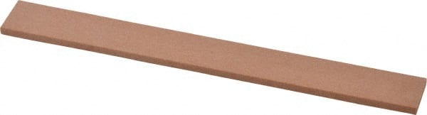 Made in USA - 180 Grit Aluminum Oxide Rectangular Polishing Stone - Very Fine Grade, 3/4" Wide x 6" Long x 1/8" Thick - Exact Tooling