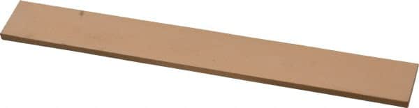 Made in USA - 600 Grit Aluminum Oxide Rectangular Polishing Stone - Super Fine Grade, 3/4" Wide x 6" Long x 1/8" Thick - Exact Tooling