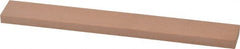 Made in USA - 320 Grit Aluminum Oxide Rectangular Polishing Stone - Extra Fine Grade, 3/4" Wide x 6" Long x 1/4" Thick - Exact Tooling