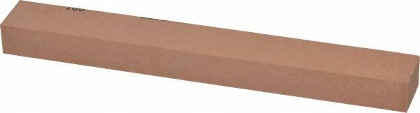 Made in USA - 180 Grit Aluminum Oxide Rectangular Polishing Stone - Very Fine Grade, 3/4" Wide x 6" Long x 1/2" Thick - Exact Tooling