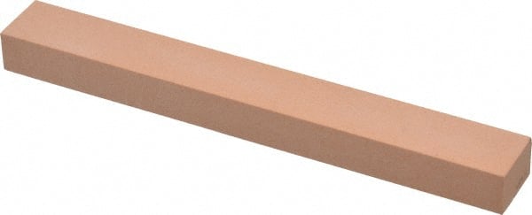 Made in USA - 320 Grit Aluminum Oxide Rectangular Polishing Stone - Extra Fine Grade, 3/4" Wide x 6" Long x 1/2" Thick - Exact Tooling