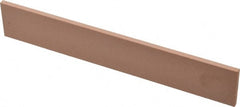 Made in USA - 220 Grit Aluminum Oxide Rectangular Polishing Stone - Very Fine Grade, 1" Wide x 6" Long x 1/8" Thick - Exact Tooling
