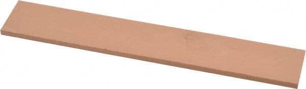 Made in USA - 400 Grit Aluminum Oxide Rectangular Polishing Stone - Super Fine Grade, 1" Wide x 6" Long x 1/8" Thick - Exact Tooling