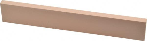 Made in USA - 600 Grit Aluminum Oxide Rectangular Polishing Stone - Super Fine Grade, 1" Wide x 6" Long x 1/4" Thick - Exact Tooling