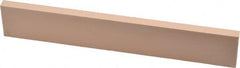 Made in USA - 600 Grit Aluminum Oxide Rectangular Polishing Stone - Super Fine Grade, 1" Wide x 6" Long x 1/4" Thick - Exact Tooling