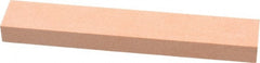 Made in USA - 180 Grit Aluminum Oxide Rectangular Polishing Stone - Very Fine Grade, 1" Wide x 6" Long x 1/2" Thick - Exact Tooling
