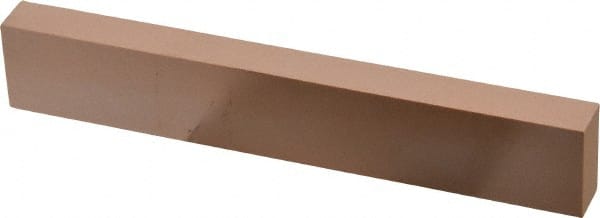 Made in USA - 400 Grit Aluminum Oxide Rectangular Polishing Stone - Super Fine Grade, 1" Wide x 6" Long x 1/2" Thick - Exact Tooling