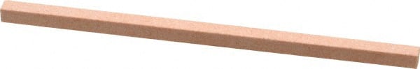 Made in USA - 180 Grit Aluminum Oxide Square Polishing Stone - Very Fine Grade, 5/32" Wide x 4" Long x 5/32" Thick - Exact Tooling