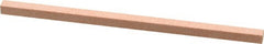 Made in USA - 180 Grit Aluminum Oxide Square Polishing Stone - Very Fine Grade, 5/32" Wide x 4" Long x 5/32" Thick - Exact Tooling