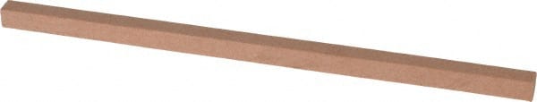 Made in USA - 220 Grit Aluminum Oxide Square Polishing Stone - Very Fine Grade, 5/32" Wide x 4" Long x 5/32" Thick - Exact Tooling