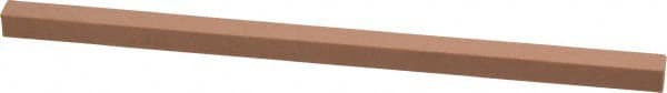 Value Collection - 220 Grit Aluminum Oxide Square Polishing Stone - Very Fine Grade, 1/4" Wide x 6" Long x 1/4" Thick - Exact Tooling
