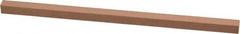 Value Collection - 220 Grit Aluminum Oxide Square Polishing Stone - Very Fine Grade, 1/4" Wide x 6" Long x 1/4" Thick - Exact Tooling