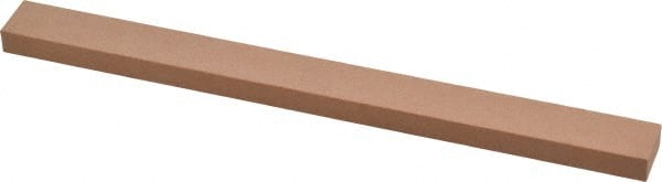 Made in USA - 320 Grit Aluminum Oxide Rectangular Polishing Stone - Extra Fine Grade, 1/2" Wide x 6" Long x 1/4" Thick - Exact Tooling