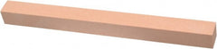 Made in USA - 220 Grit Aluminum Oxide Square Polishing Stone - Very Fine Grade, 1/2" Wide x 6" Long x 1/2" Thick - Exact Tooling