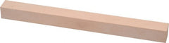 Made in USA - 600 Grit Aluminum Oxide Square Polishing Stone - Super Fine Grade, 1/2" Wide x 6" Long x 1/2" Thick - Exact Tooling