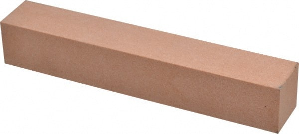 Made in USA - 180 Grit Aluminum Oxide Square Polishing Stone - Very Fine Grade, 1" Wide x 6" Long x 1" Thick - Exact Tooling