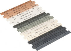 Value Collection - 20 Piece Aluminum Oxide & Silicon Carbide Polishing Stone Kit - Very Fine, Extra Fine & Super Fine - Exact Tooling