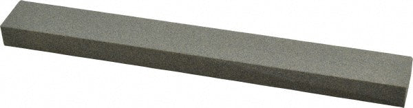 Made in USA - 120 Grit Aluminum Oxide Rectangular Roughing Stone - Exact Tooling