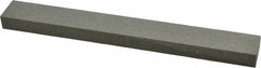 Made in USA - 120 Grit Aluminum Oxide Rectangular Roughing Stone - Exact Tooling