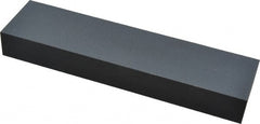 Norton - 8" Long x 2" Wide x 1" Thick, Silicon Carbide Sharpening Stone - Rectangle, Fine Grade - Exact Tooling