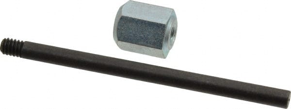 Norton - 4 Inch Length Flap Wheel Adapter - 5/8 Inch Shank Length Inch x 1/4 Inch Shank Diameter, 1/4-20 Thread - Exact Tooling