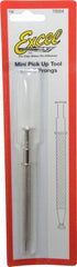 Excel - 5" Long Pronged Retrieving Tool - Steel - Exact Tooling