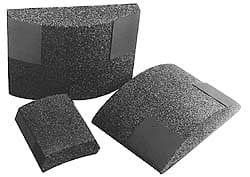 Norton - 11-1/4" Wide x 8" High x 3" Thick Grinding Segment - Ceramic, 30 Grit, Hardness G, Blue Print No. ME100703B - Exact Tooling