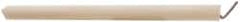 Made in USA - 3" Long x 1/4" Wide x 1/4" Thick, Novaculite Sharpening Stone - Triangle, Ultra Fine Grade - Exact Tooling