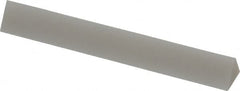 Made in USA - 3" Long x 1/2" Wide x 1/2" Thick, Novaculite Sharpening Stone - Triangle, Ultra Fine Grade - Exact Tooling