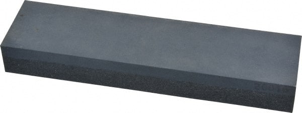 Made in USA - 8" Long x 2" Wide x 1" Thick, Silicon Carbide Sharpening Stone - Rectangle, Coarse, Fine Grade - Exact Tooling
