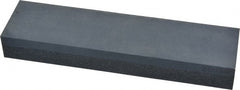 Made in USA - 8" Long x 2" Wide x 1" Thick, Silicon Carbide Sharpening Stone - Rectangle, Coarse, Fine Grade - Exact Tooling