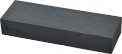 Made in USA - 6" Long x 2" Wide x 5/8" Thick, Silicon Carbide Sharpening Stone - Rectangle, Medium Grade - Exact Tooling