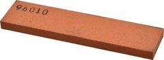 Made in USA - 4" Long x 1" Wide x 1/4" Thick, Aluminum Oxide Sharpening Stone - Rectangle, Fine Grade - Exact Tooling