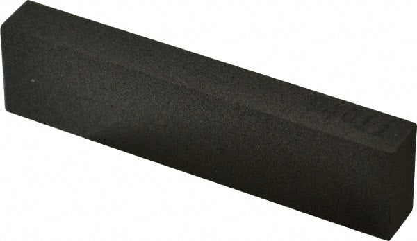 Made in USA - 4" Long x 1" Wide x 1/2" Thick, Aluminum Oxide Sharpening Stone - Rectangle, Coarse Grade - Exact Tooling
