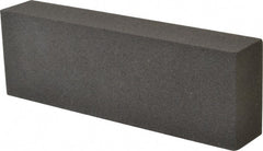 Made in USA - 6" Long x 2" Wide x 1" Thick, Aluminum Oxide Sharpening Stone - Rectangle, Coarse Grade - Exact Tooling