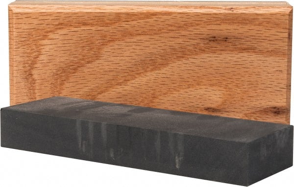 Made in USA - 6" Long x 2" Wide x 3/4" Thick, Novaculite Sharpening Stone - Rectangle, Extra Fine Grade - Exact Tooling