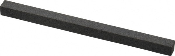 Made in USA - 4" Long x 1/4" Wide x 1/4" Thick, Aluminum Oxide Sharpening Stone - Square, Coarse Grade - Exact Tooling